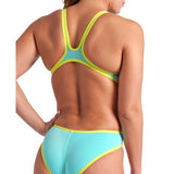 Arena Women's One Biglogo One Piece Dark Water-Soft Green