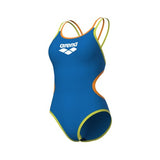 Women's One Double Cross Back blue-orange-green