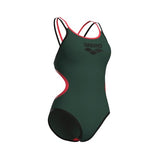 Women's One Double Cross Back sage-black-fluo red