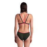 Women's One Double Cross Back sage-black-fluo red