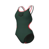 Women's One Double Cross Back sage-black-fluo red