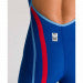 Femme Powerskin Carbon Core FX Kneeskin Dos Ouvert Bleu Océan