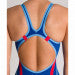 Femme Powerskin Carbon Core FX Kneeskin Dos Ouvert Bleu Océan
