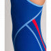 Femme Powerskin Carbon Core FX Kneeskin Dos Ouvert Bleu Océan