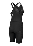 Femme Powerskin Carbon Glide Kneeskin Dos Ouvert Noir-Or