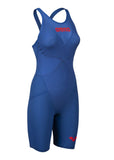 Femme Powerskin Carbon Glide Kneeskin Openback Ocean - Rouge