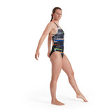 Dames End+ Placement Dig Powerback Zwart/Oranje