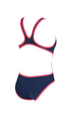 Arena Women's One Biglogo One Piece Navy-Fluo-Red