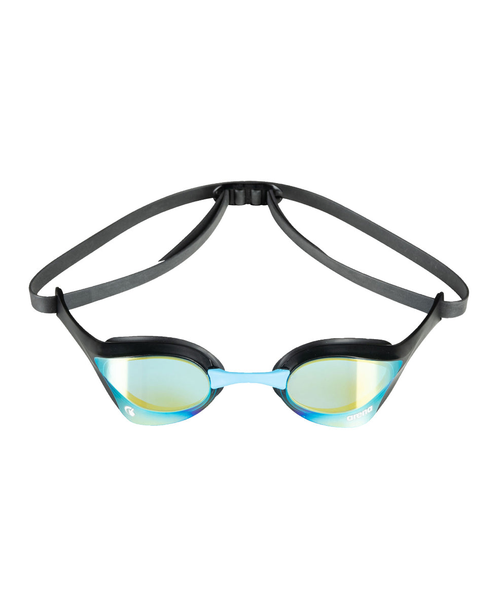 Goggle Ultra Cobra Swipe Mirror Aqua - Black – Not Normal Swimwear