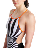 Arena Crazy Boosterback Femme Noir - Mangue - Multi