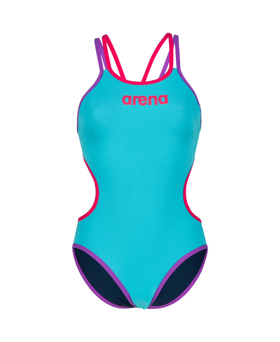 Maillot de Bain 1 pièce Femme Arena Challenge Back Reversible Multi  Couleurs