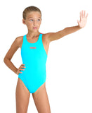 Teambadpak voor meisjes Swim Tech Solid Martinica - Floreal