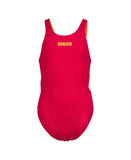 Girls' Team Swimsuit Swim Tech Solid Freak-Rose - Soft-Green