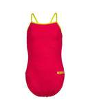 Girls' Team Swimsuit Challenge Solid Freak-Rose - Soft-Green