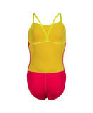 Girls' Team Swimsuit Challenge Solid Freak-Rose - Soft-Green