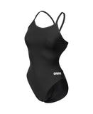 Maillot de bain Femme Arena Team Challenge Solid Noir - Blanc