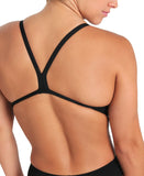 Maillot de bain Femme Arena Team Challenge Solid Noir - Blanc