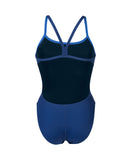 Women's Arena Team Swimsuit Challenge Solid Navy - White