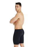 Heren Team Swim Jammer Effen Zwart - Wit