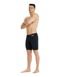 Heren Team Swim Jammer Effen Zwart - Wit