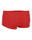 Men's Team Low Waist Short Solid Red-White