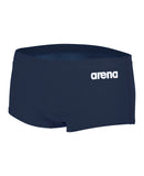 Herenteam lage taille kort effen marineblauw-wit