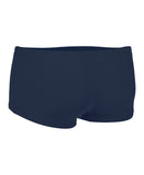Herenteam lage taille kort effen marineblauw-wit