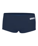 Herenteam lage taille kort effen marineblauw-wit