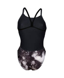 Arena Femme Challenge Back Allover Black - Noir Multi