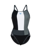 Maillot de bain Femme Arena Icons Super Fly Back Panel Noir - Asphalte - Ardesia