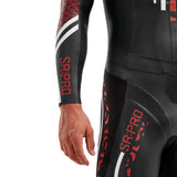 Pro-Swim Run Pro Wetsuit Black / Flame Scarlet Mens