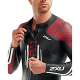 Pro-Swim Run Pro Wetsuit Black / Flame Scarlet Mens