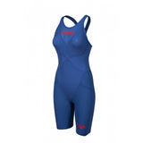 Femme Powerskin Carbon Glide Kneeskin Openback Ocean - Rouge