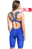 Combinaison de Course EXT Bodyshell Dos Ouvert Femme Azur