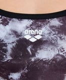Arena Femme Challenge Back Allover Black - Noir Multi