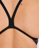 Arena Femme Challenge Back Allover Black - Noir Multi