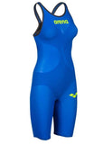 Combinaison Femme Powerskin Carbon Air 2 Dos Ouvert Bleu-Jaune