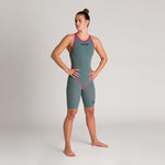 Women's Powerskin Carbon Core FX Openback Army green