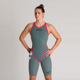 Women's Powerskin Carbon Core FX Openback Army green