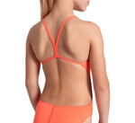 Girls' Team Swimsuit Challenge Solid bright coral