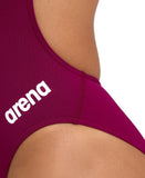 Women's Arena Team Swimsuit Challenge Solid Redfandango-white