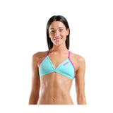 Women's Team Swim Top Tie Back Solid Water - Very Fuschia