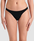 Women's Team Swim Bottom Solid Black - White