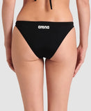 Women's Team Swim Bottom Solid Black - White