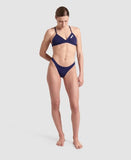 Women's Team Swim Bottom Solid Navy - White