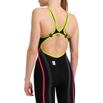 Women's Powerskin Carbon Core FX Openback Black-fluo yellow