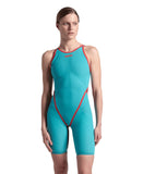 Women's Powerskin Carbon Core FX Openback Turquoise Metallic