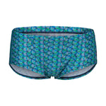 Men's Starfish Low Waist Swim Short Turquoise-Multi