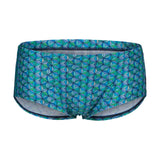 Men's Starfish Low Waist Swim Short Turquoise-Multi