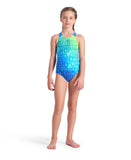 Starfish Lightdrop Back Fille marine-turquoise